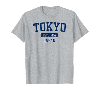 Amazon.com: Tokyo Japan Classic Varsity Style Block Letter T